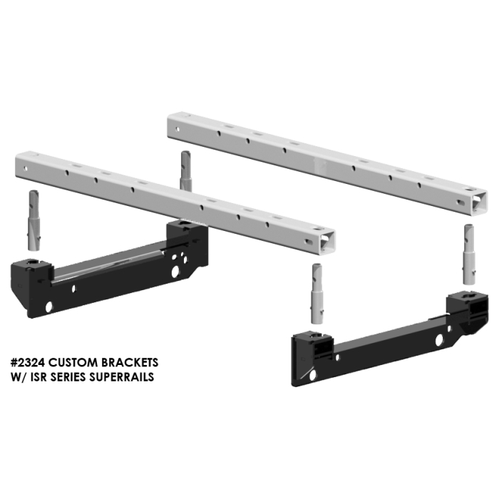 #2324 ISR Series SuperRail 24K Custom Mounting Kit for 1999-2016 Ford F250 & F350 Trucks