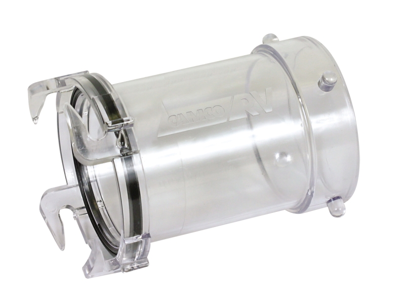 Clear Sewer Hose Adapter 5"