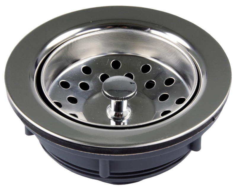LARGE SINK STRAINER - CHROME