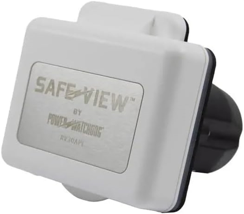 SafeView Smart RV Power Inlet Port  30 Amp - White
