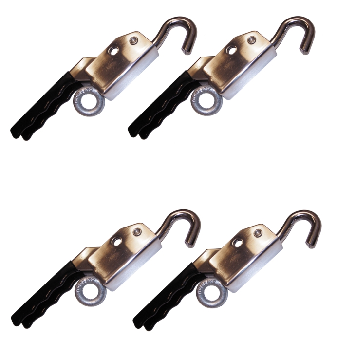 DERRINGER HANDLE TURNBUCKLE  POWDER COATED BLACK ALUMINUM