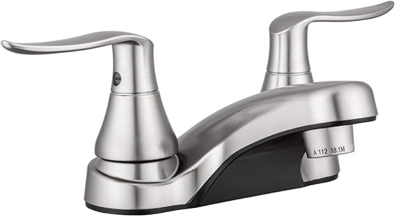Elegant RV Lavatory Faucet - Brushed Satin Nickel