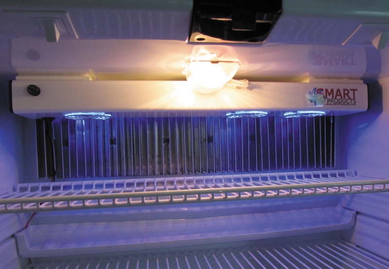 Fridge Aerator: Norcold Triple Fan Unit w/ Blue LED Light