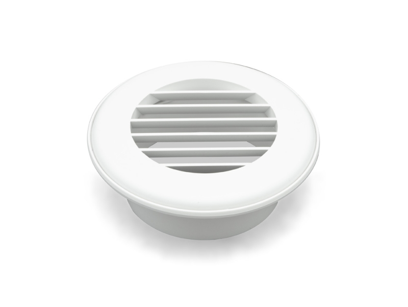 Heat Vent 4"Polar White