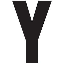 BLACK LETTER - Y
