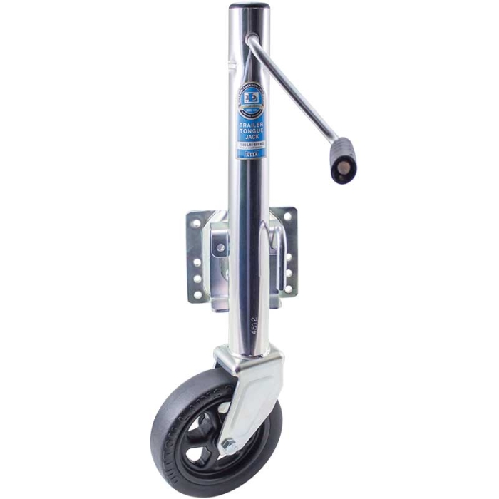 6850 TONGUE JACK SWIVEL 1500LB WITH 8" WHEEL