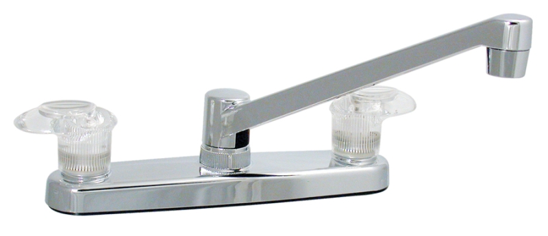 FAUCET - KITCHEN 8" CHROME PLASTIC