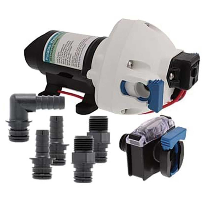 RV WATER PUMP WITH STRAINER 12V 3GPM 50PSI