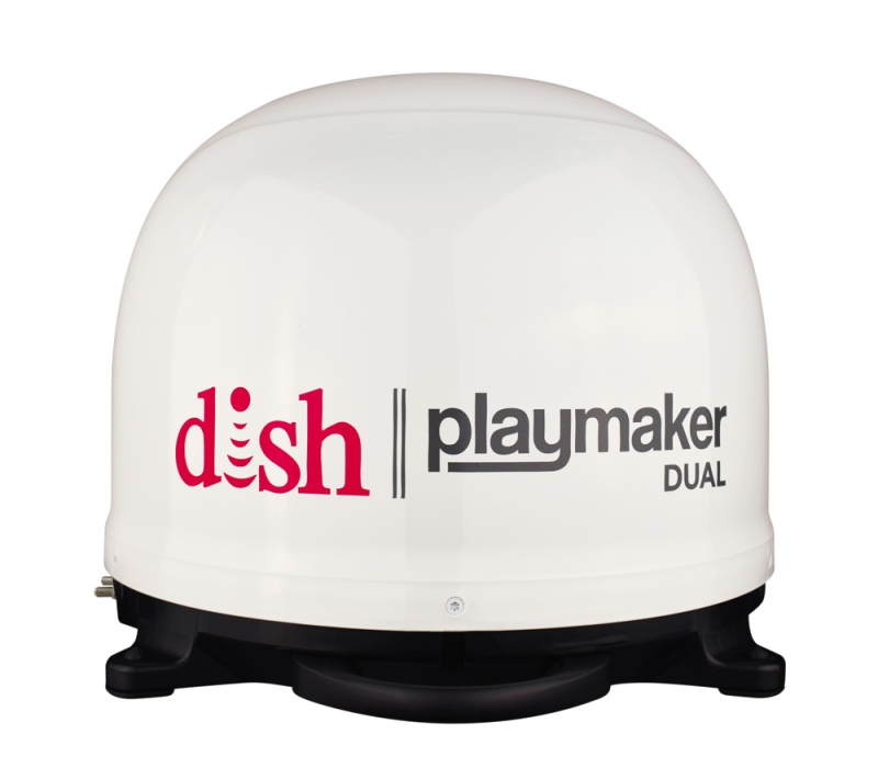 Winegard Dish Playmaker Dual Portable Automatic Satellite - White