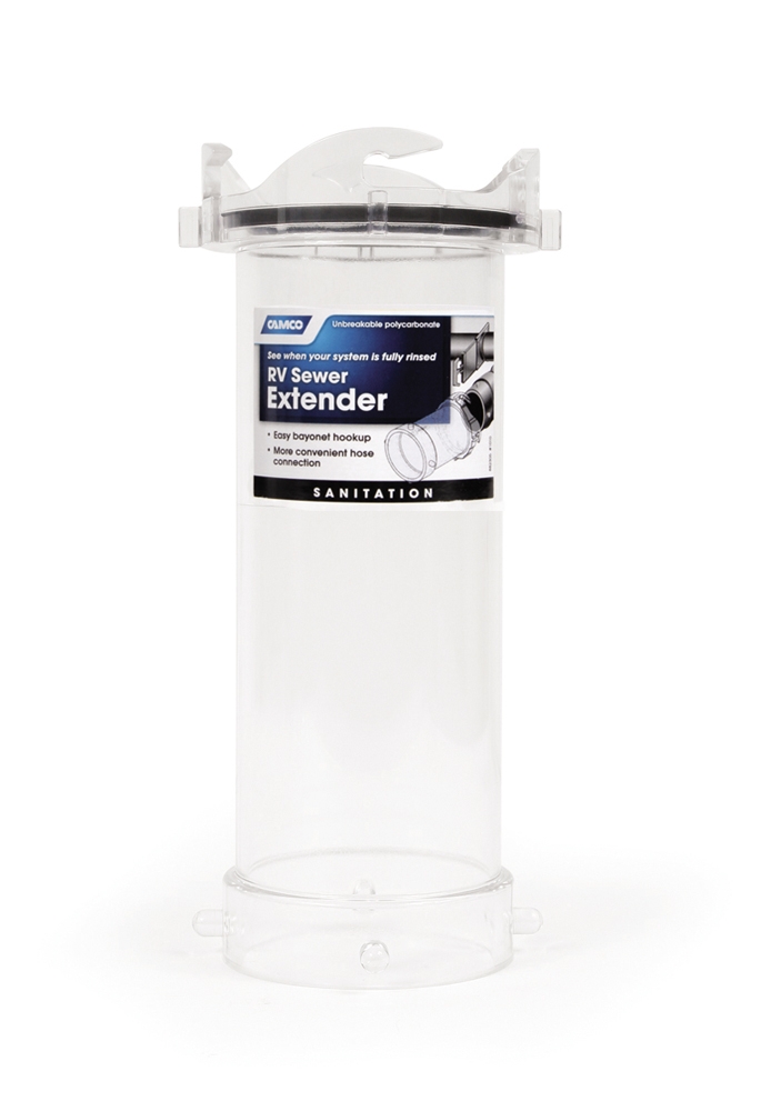Clear Sewer Hose Adapter 9"