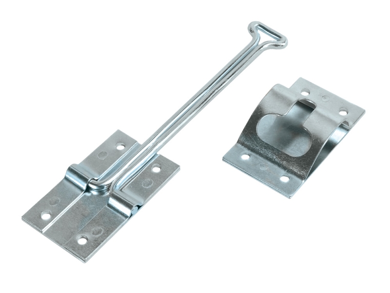 Entry Door Holder - T-Style 6" Zinc