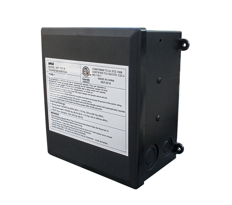 50 AMP SHORE/ GENERATOR AUTOMATIC TRANSFER SWITCH