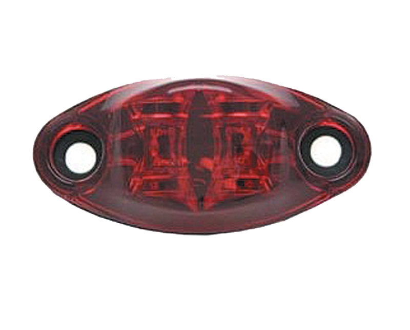 LED MARKER LAMP RED 2 WIRE