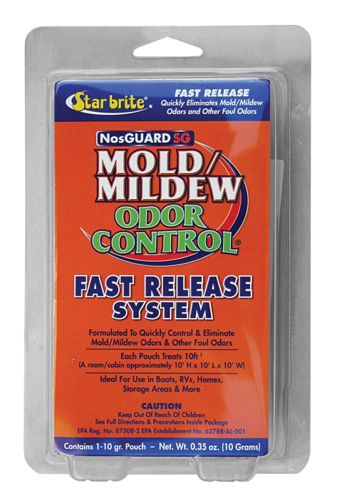 Starbrite NosGUARD SG Mildew Odor Control Bags Fast Release Formula  .35 Oz. Pack