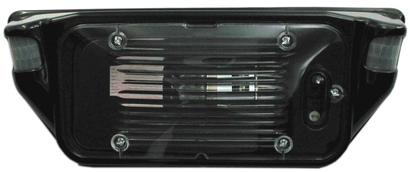 MOTION PORCH LIGHT 12V BLACK