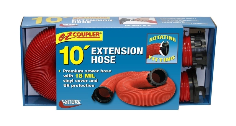 SEWER HOSE EXTENSION 10' EZ COUPLER