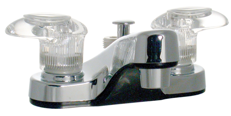 FAUCET - LAVATORY DIVERTER 4" CHROME PLASTIC