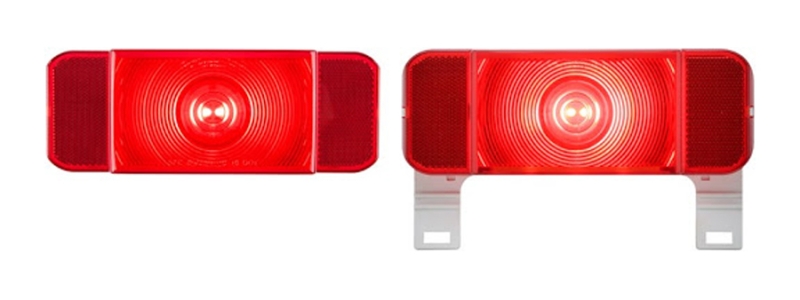 KIT LED TAIL LIGHT RV COMBINATION LOW PROFILE WHITE BASE