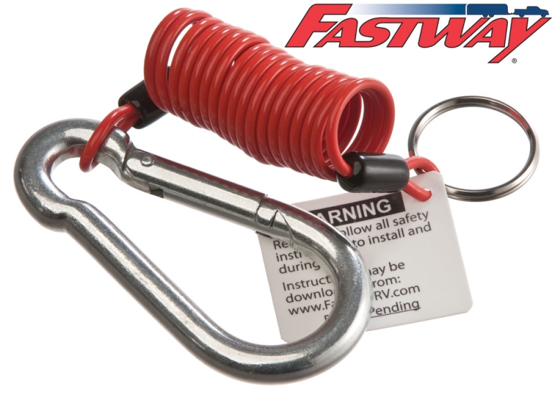 BREAKAWAY CABLE AND SPLIT RING ZIP-6'