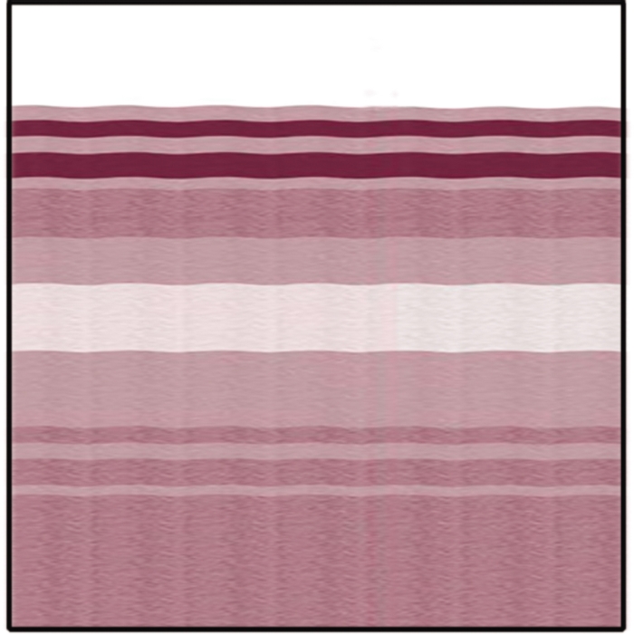 Universal Replacement Fabric 14' 2" Bordeaux Dune Stripe White Weatherguard
