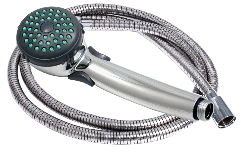 SHOWER HAND SET CHROME W/60" METAL HOSE 1 FUNCTION