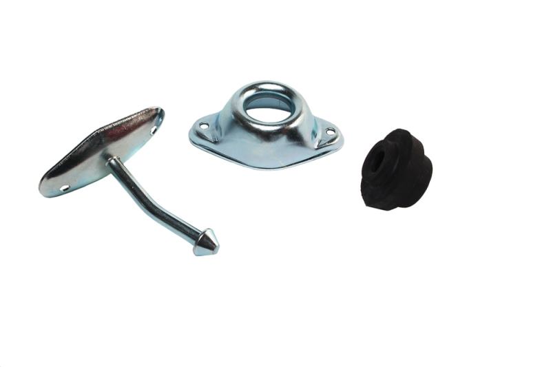 Entry Door Holder Metal Plunger - Angled 3"