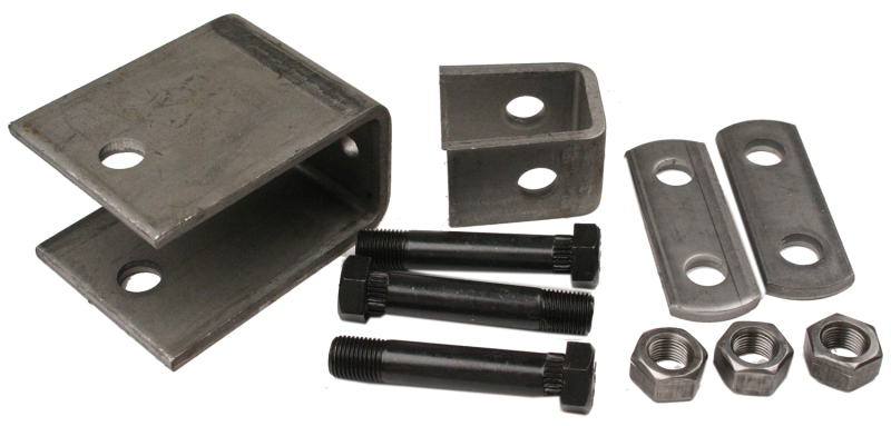 SINGLE AXLE DOUBLE EYE SPRING SUSPENSION KIT - COMPLETE