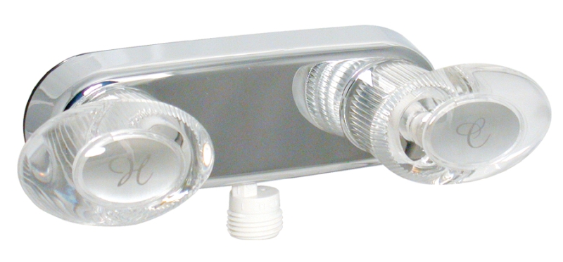 FAUCET - SHOWER VALVE 4" CHROME PLASTIC