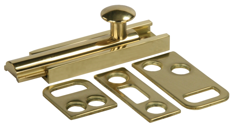 BOLT SURFACE 3" BRASS