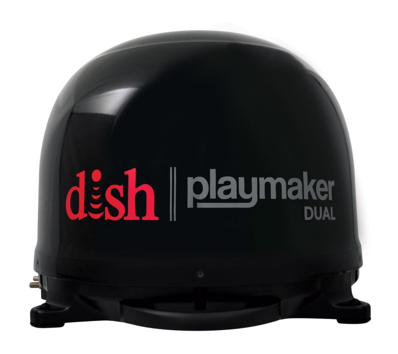 Winegard Dish Playmaker Dual Portable Automatic Satellite  Black