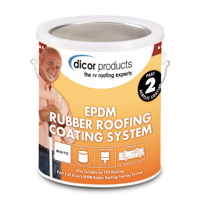 RUBBER ROOF COATING EPDM - WHITE