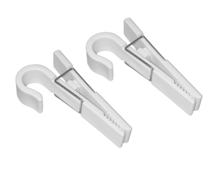 Aqua Utility Clip - White 2 Pack