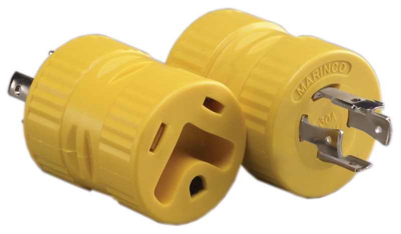 RV Generator Adapter 30 Amp Female Locking 20 Amp Male Locking 4 Prong
