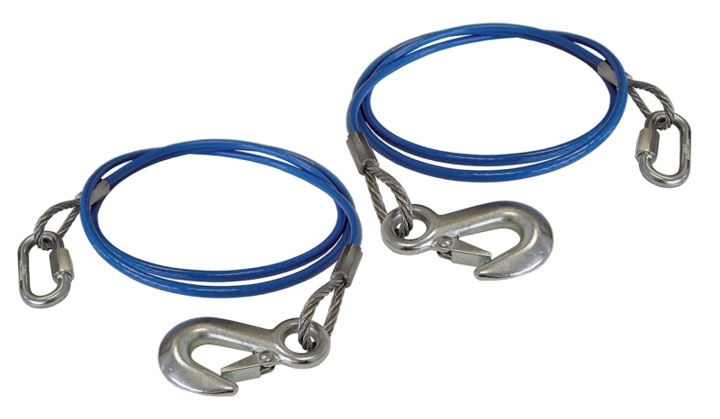STRAIGHT CABLES W/ 1 HOOK  76IN. 8K - 1 PAIR