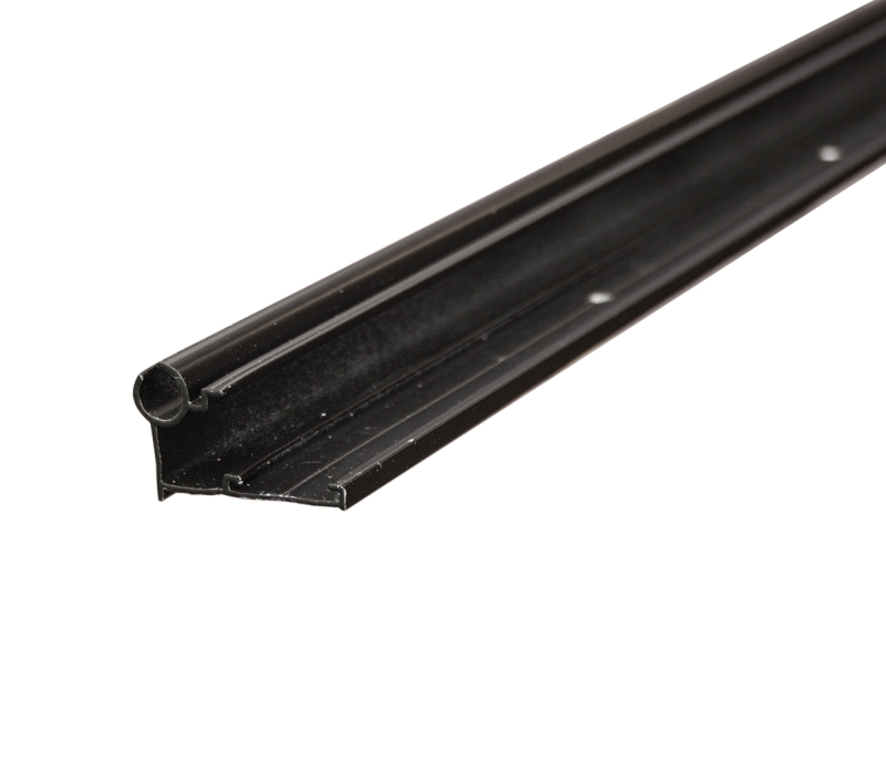 Insert Gutter/Awning Rail - 16' - Black