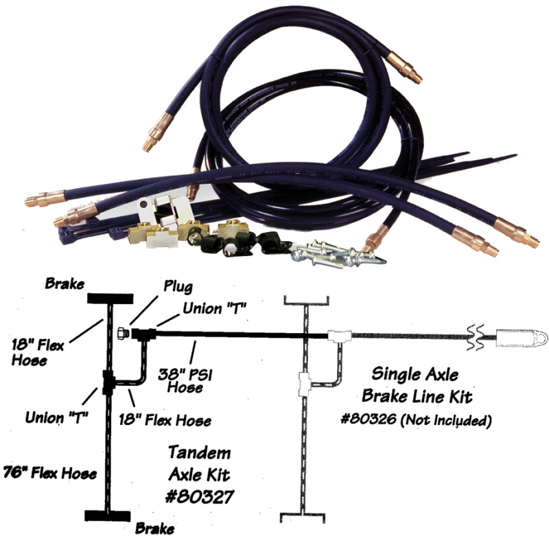 BRAKE LINE KIT ADD ON