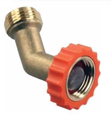 45 deg. Hose Saver Lead-Free Brass