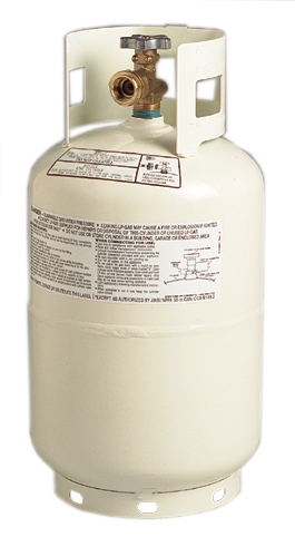 LP GAS CYLINDER - 10 LB (OUTAGE VALVE)
