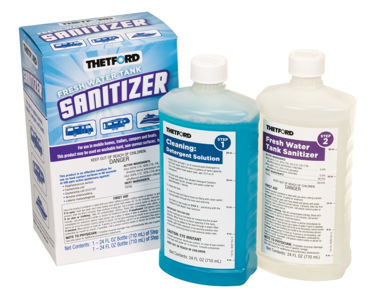 WATER TANK SANITIZER 2-24 OZ. BOTTLES