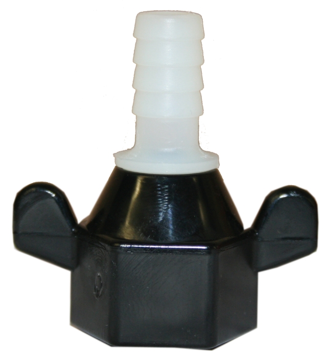 FITTING 3/8 INCH BARB X 1/2 INCH FNPT SWIVEL STRAIGHT ADAPTER