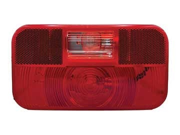 Incandescent Rectangular Tail Light w/Backup