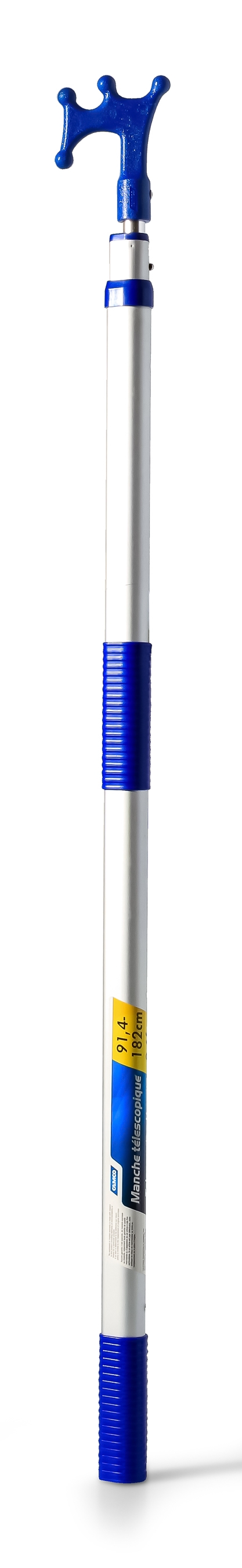 ADJUSTABLE EXTENSION HANDLE 3' TO 6' W/ BOAT HOOK