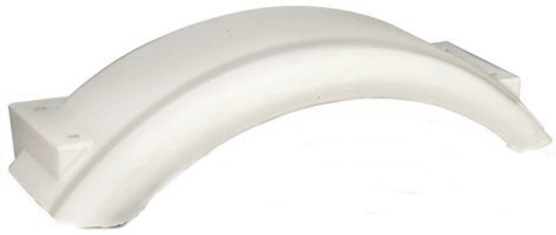 Fender White Plastic for 8 to 12 Inch Wheels