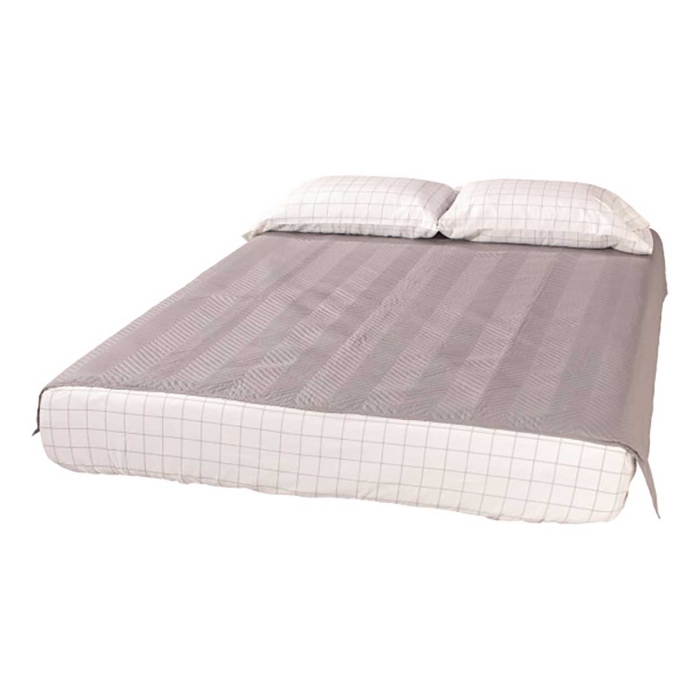 Bedcover Set - Short Queen Grey