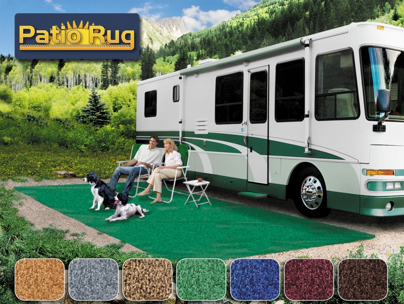 PATIO RUG 6' x 9' - GREEN