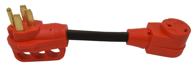50AM-30AF Adapter Cord with Handle 12"