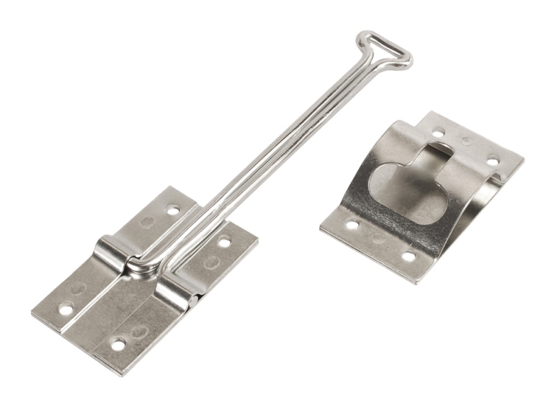 Entry Door Holder  Self Closing  6"- Stainless Steel
