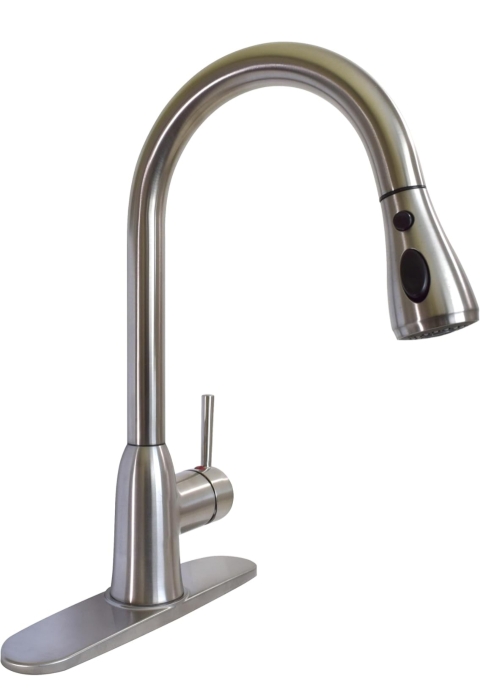 Pulldown Kitchen Faucet  Brushed Nickel