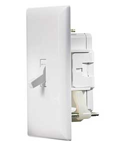Self-Contained Wall Switch - White