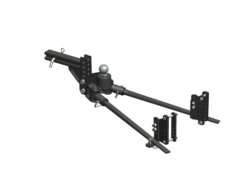 Blue Ox TrackPro Weight Distribution Hitch  800 lb. tongue weight capacity  7 Hole Shank
